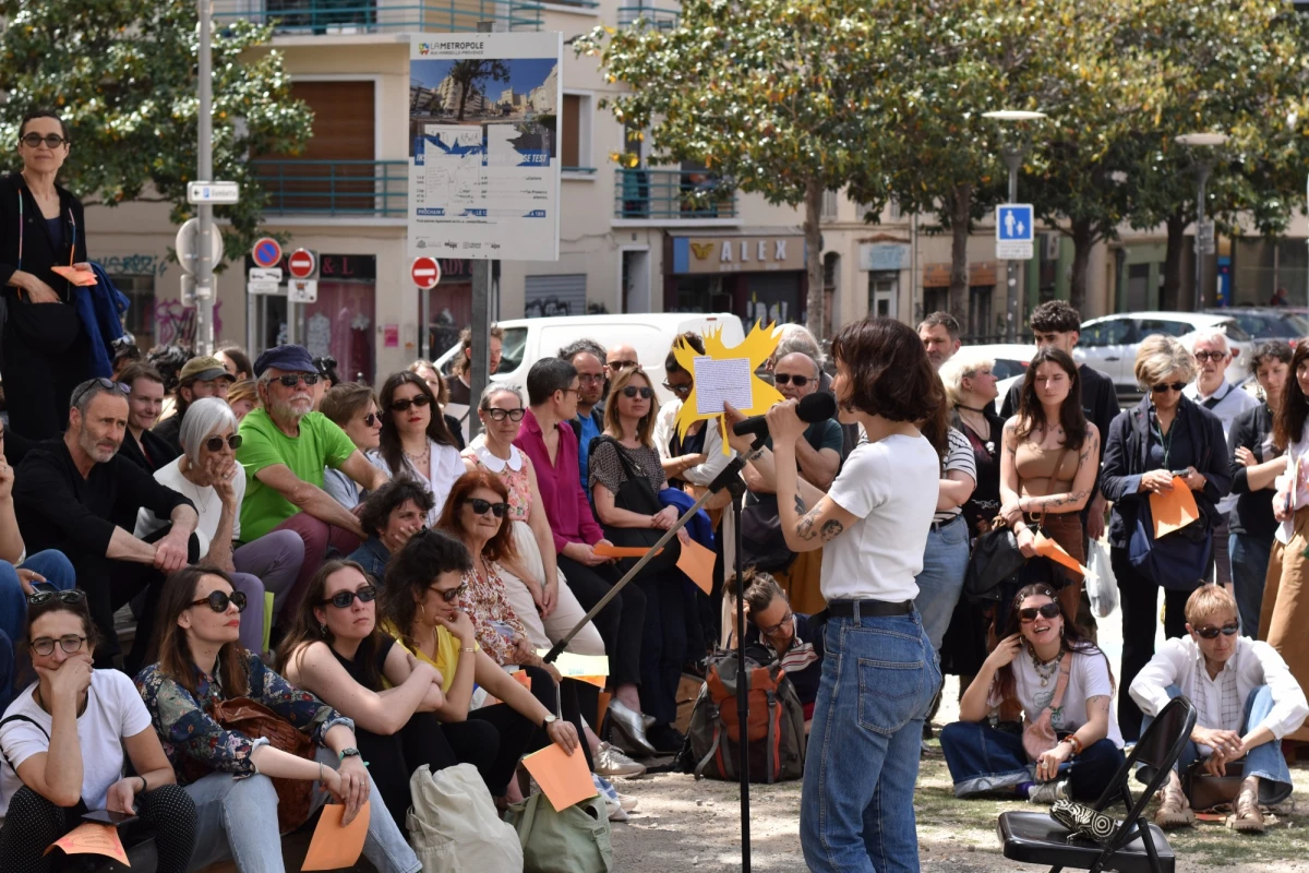 Performance “Copaines des bois”, Zoé Philibert proposé par Rond-Point Project et la compagnie, lieu de création<br />
<br />
Crédit photo PAC
