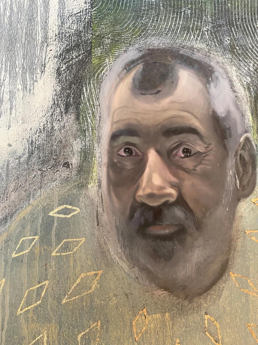 Caroline Vicquenault, <em>Sans titre</em>, 2020, 46x55,5cm, huile  sur toile