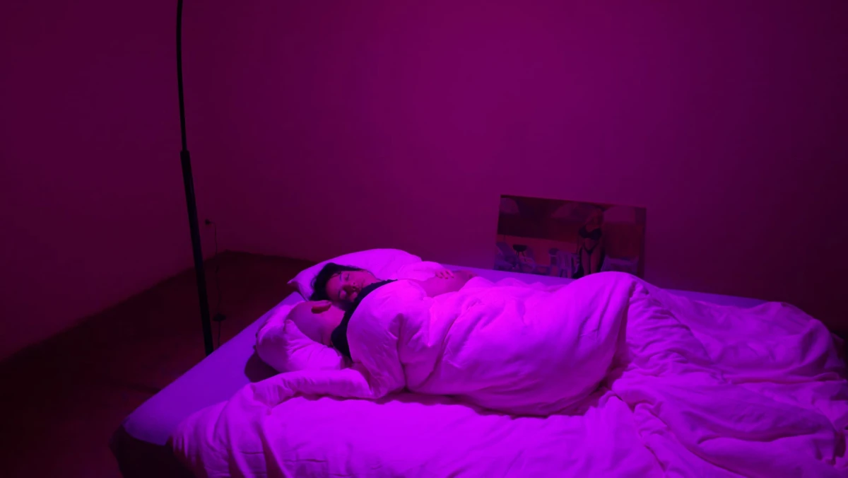 Mona Noyal <em>Lounes</em>(La chambre de sommeil ). 06.03.2026. © ARTEUM