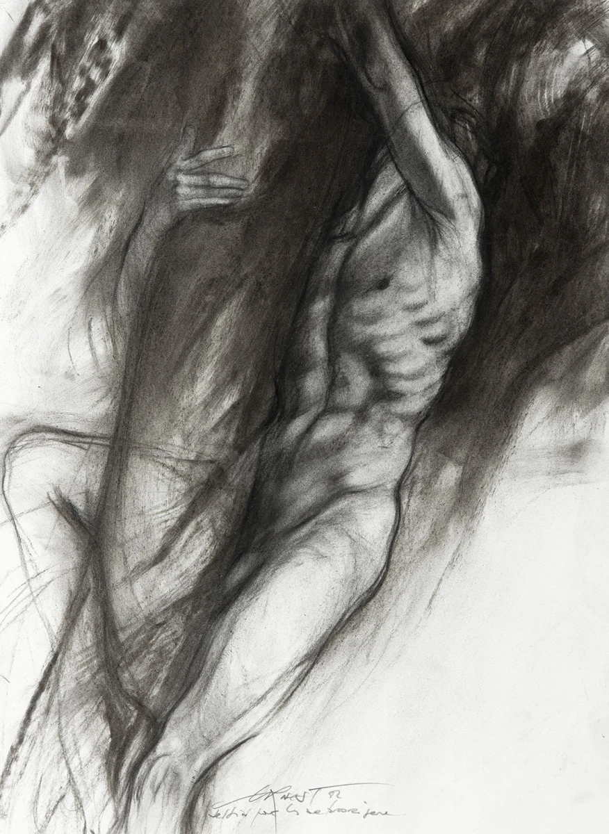 Enest Pignon-Ernest, <em>Les Arbrorigènes</em>. Crédit : Ernest Pignon-Ernest - Courtesy Galerie Lelong