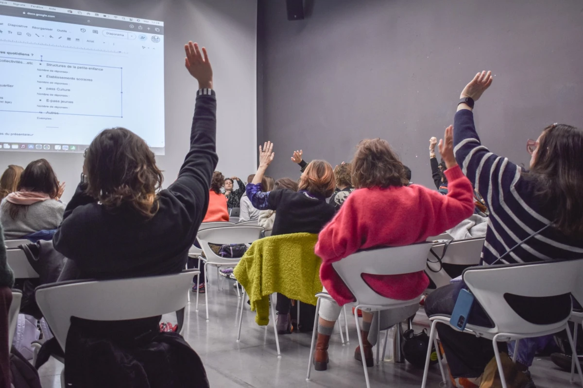 Journée pro #2 organisée le 3 décembre 2024 au Frac Sud dans le cadre du SODAVI, modérée par BLA!